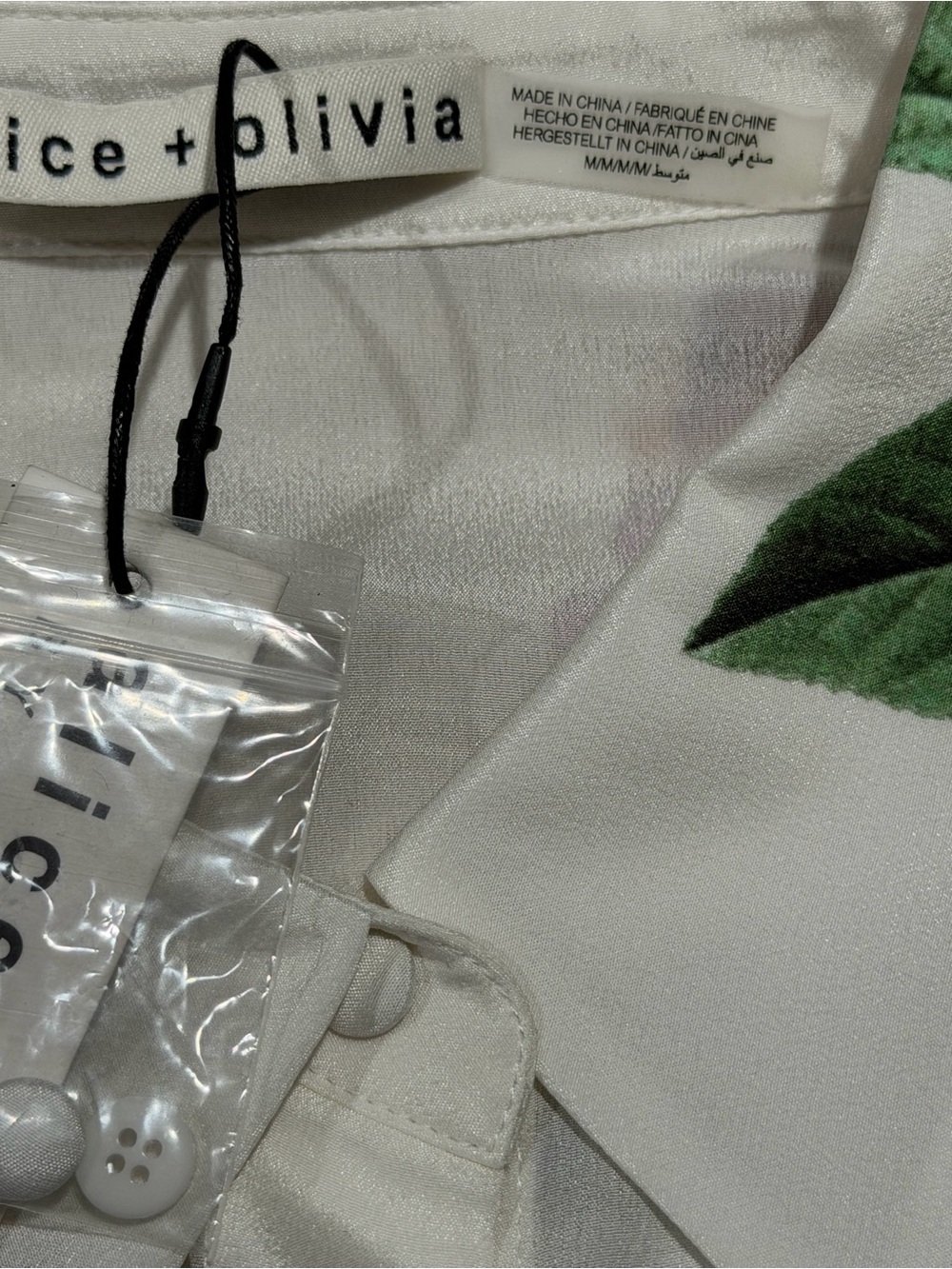 Alice + Olivia Willa Placket Top - Picture 10 of 10